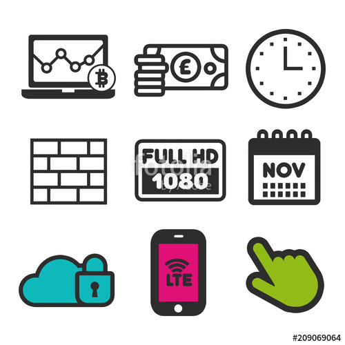 500x500 Cloud Security Icon Laptop Statistics Symbol Full Hd Icon