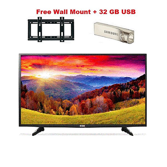 680x680 Icon Led Full Hd Led Tv With Wall Mount And Gb Usb Icon Mart