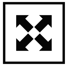 256x256 Full Screen Icon Myiconfinder