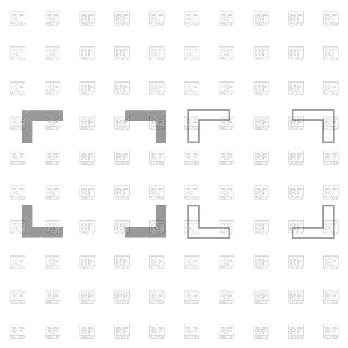 1200x1200 Full Screen Simple Icon On White Background Vector Image Of Icons