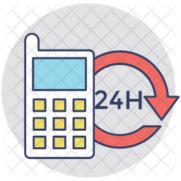 256x256 Full Service Icon Of Flat Style