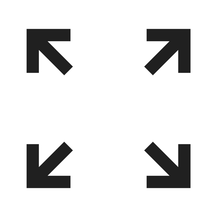 715x715 Fullscreen Icon Png Image Free Download