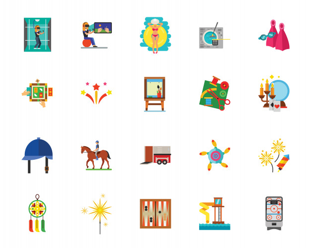626x500 Fun Icon Set Vector Premium Download