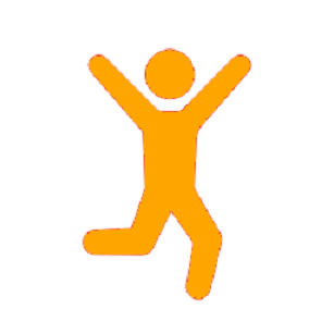 307x307 Fun Icon Orange
