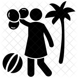 256x256 Holiday Fun Icon Of Glyph Style