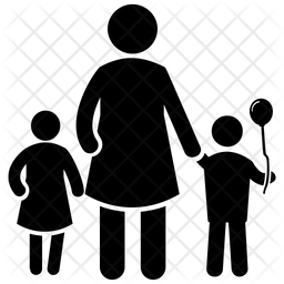 256x256 Kids Fun Icon Of Glyph Style