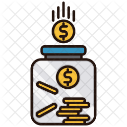256x256 Funding Icon Of Colored Outline Style