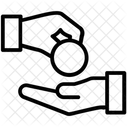 256x256 Fundraising Icon Of Line Style