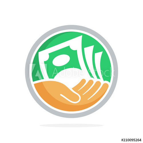 500x500 Icon Vector Illustration With Concept Of Fundraising, Business