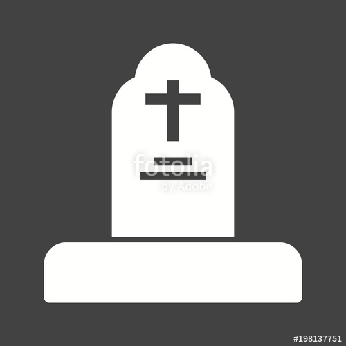 500x500 Grave I, Funeral Icon Stock Image And Royalty Free Vector