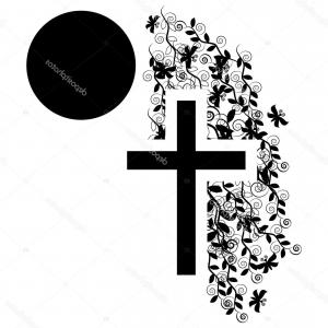 300x300 Stock Illustration Funeral Icon Cross Faith Religion Wallkeeper