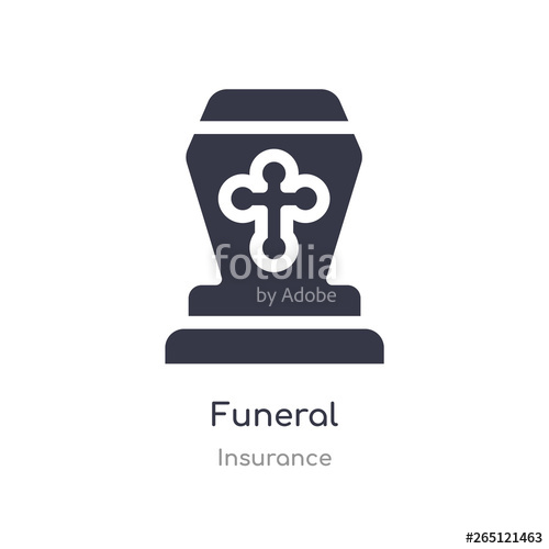 500x500 Funeral Icon Isolated Funeral Icon Vector Illustration
