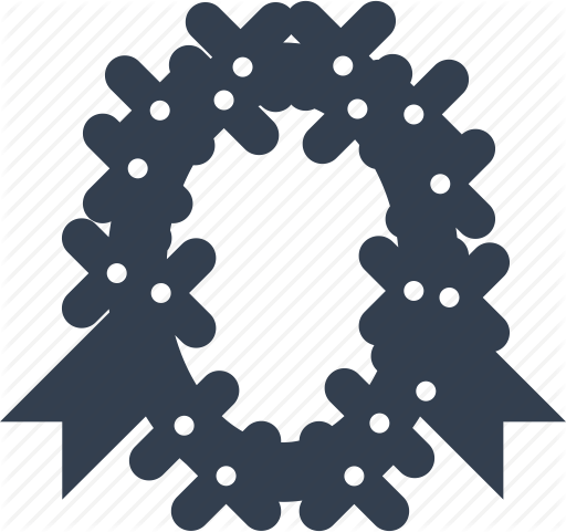 512x481 Bow, Flowers, Funeral Icon