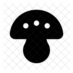 256x256 Mushroom Icon Of Glyph Style