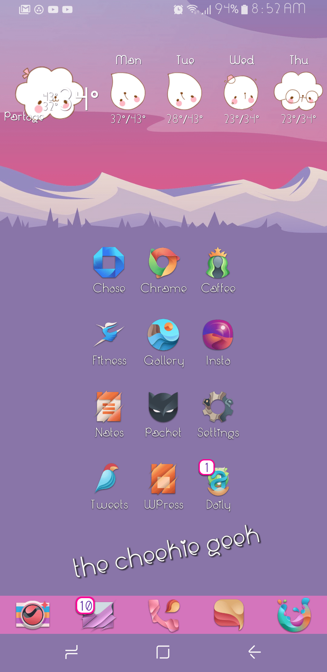 1080x2220 Funkong Icon Pack On My Android Phone The Cheekie Geek