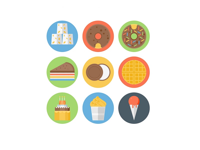 800x600 Funky Food Icons
