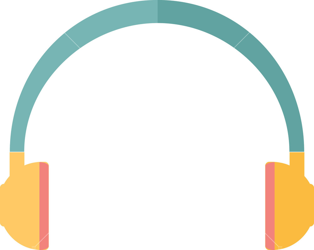1000x797 Funky Headphone Icon Royalty Free Stock Image