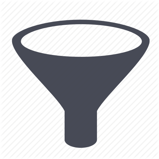 512x512 Filter, Filters, Funnel, Sort Icon