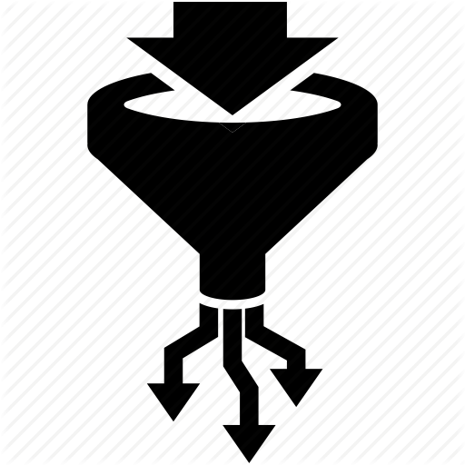 512x512 Arrow, Data Filter, Filter, Funnel Icon