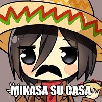 200x200 Mikasa Icon Anime Icons Attack On Titan Funny, Attack
