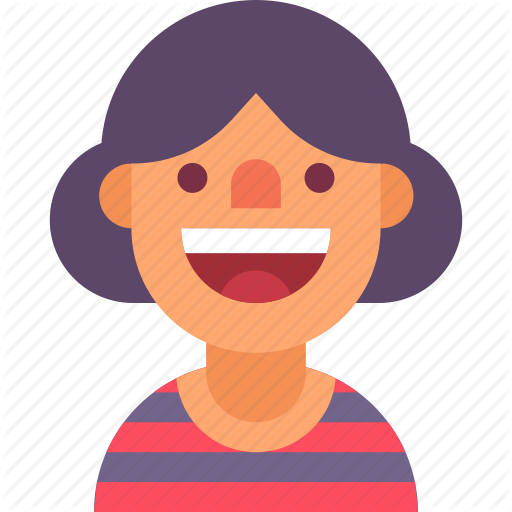 512x512 Avatar, Funny, Happy, Neighbor, Positive, Smile, Woman Icon