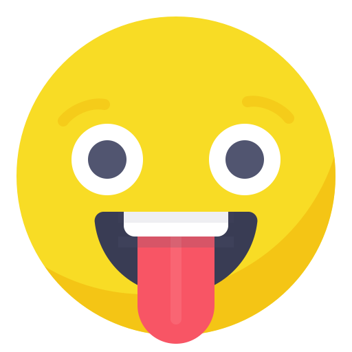 512x512 Face, Fun, Funny, Joking, Smile, Smiley, Tongue Icon