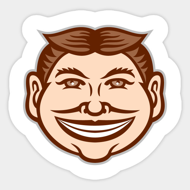 630x630 Funny Face Front Icon Retro