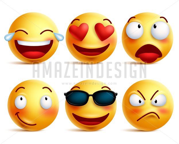 623x503 Smiley Icons And Emoticons Funny Faces In Vector
