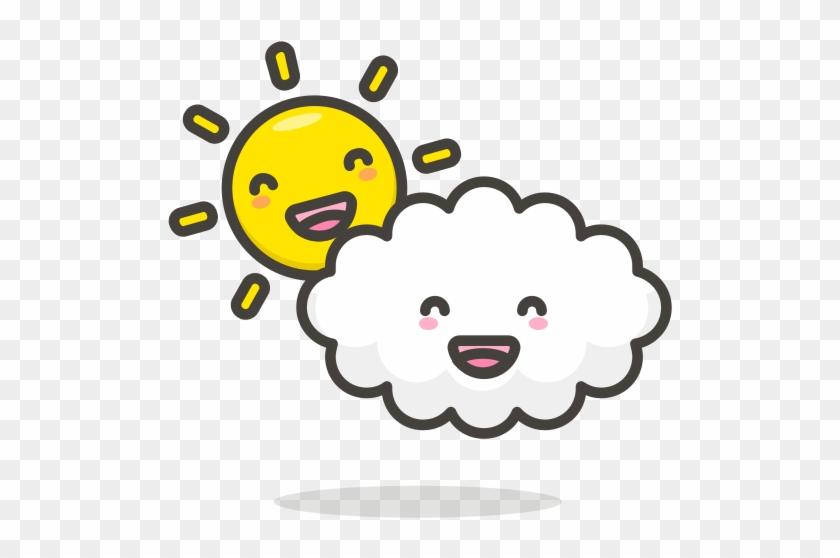 840x558 Cloudy,cloud,sun,funny Icon Free Of Another Emoji Icon