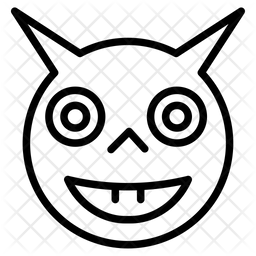 256x256 Funny Icon Of Line Style