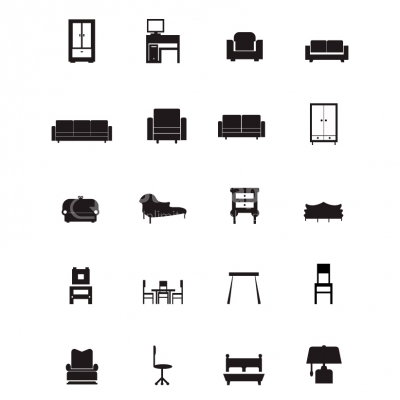 400x400 Furniture Icons