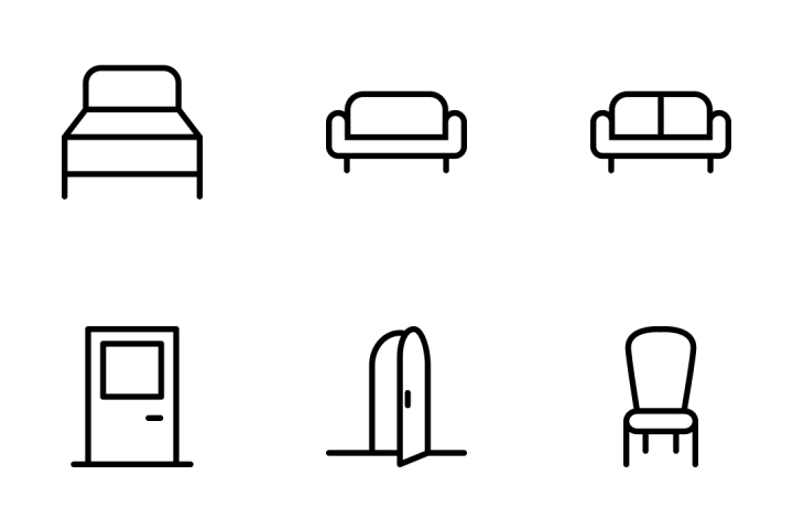 720x480 Download Furniture Icons Icon Pack