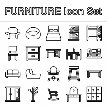 360x360 Vector Furniture Png, Vector, And Clipart With Transparent