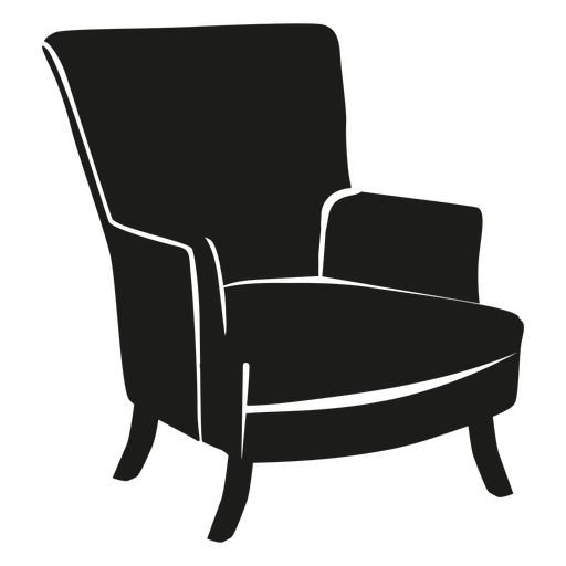 512x512 Wingback Chair Flat Icon