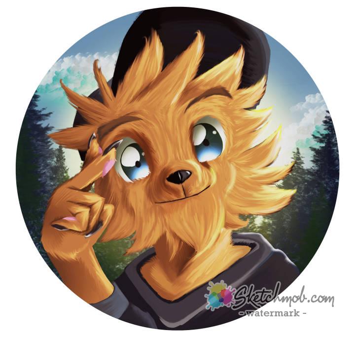 720x684 Custom Furry Icon Headshot Full Color Art Commission Sketchmob