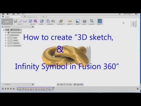 480x360 How To Create Sketch Infinity Symbol In Fusion