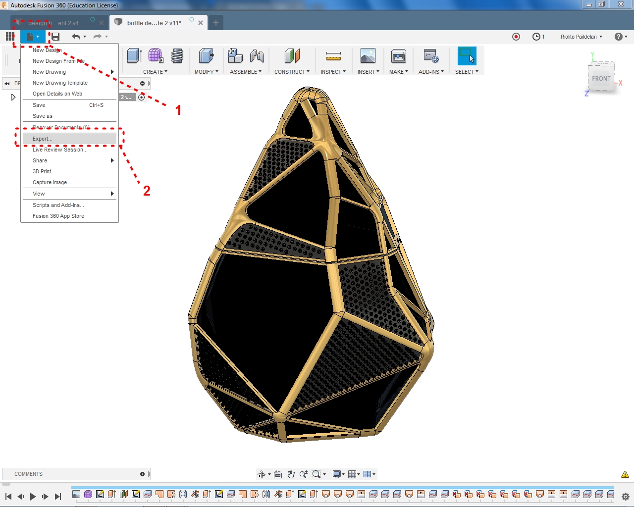 1280x1024 Saving Your Fusion Design In Your Local Storage Grabcad