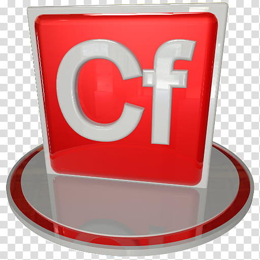 512x512 White And Red Icons Set Cf Red, Adobe Cold Fusion Icon