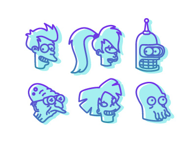 400x300 Futurama Icons