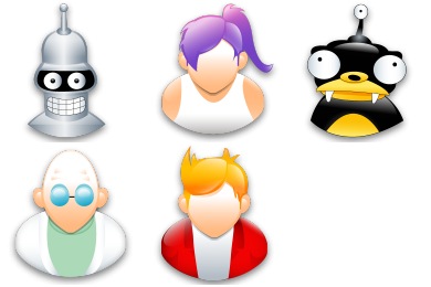 390x260 Futurama Iconset