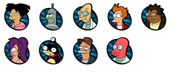 600x259 Futurama Vol Icons Free Icon Packs Ui Download