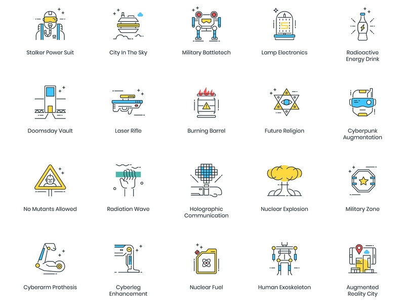 800x600 Future Technology Icons