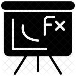 256x256 Fx Graph Icon Of Glyph Style