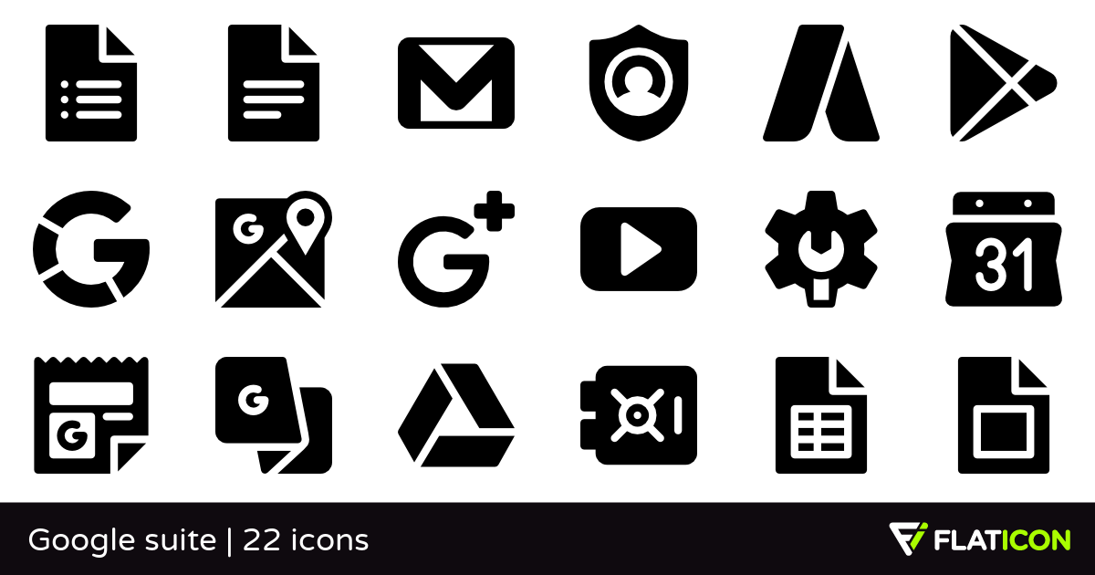 1200x630 Google Suite Free Icons