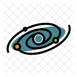 Galaxy Icon Of Colored Outline Style 256x256 Galaxy Icon Of Colored Outline Style