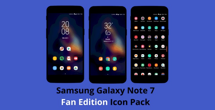 720x370 Samsung Galaxy Note Fan Edition Icon Pack For All Devices