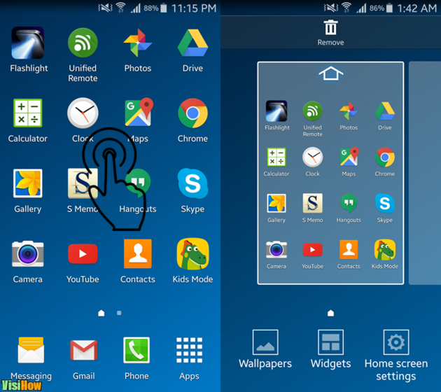 630x560 Rearrange, Add And Remove Home Screen Panels On Samsung Galaxy