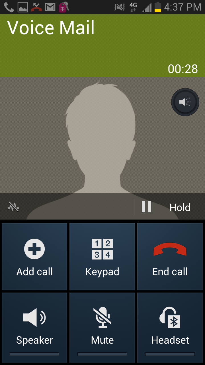720x1280 Symbol On Samsung Galaxy Calling Screen