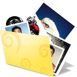 256x256 Folder, Photos, Pictures Icon