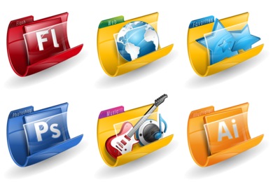 390x260 Gallery Icon Folder Iconset Iconshock